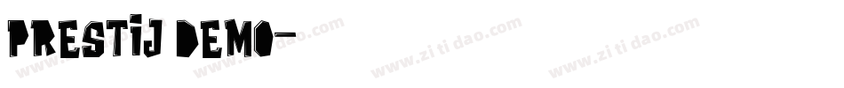 prestij demo字体转换